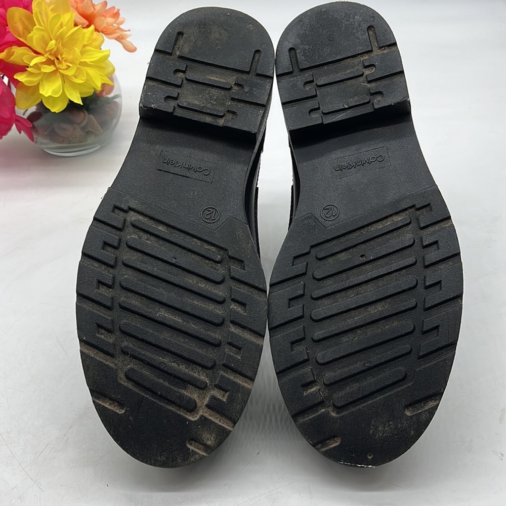 Calvin Klein Chelsea Rain Winter Rubber Pull On Boots Sz 12. MS5175D - Picture 6 of 7